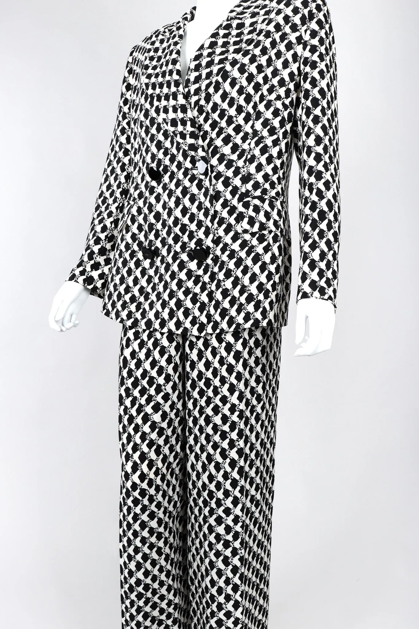 Checkered Jacket and Pants
