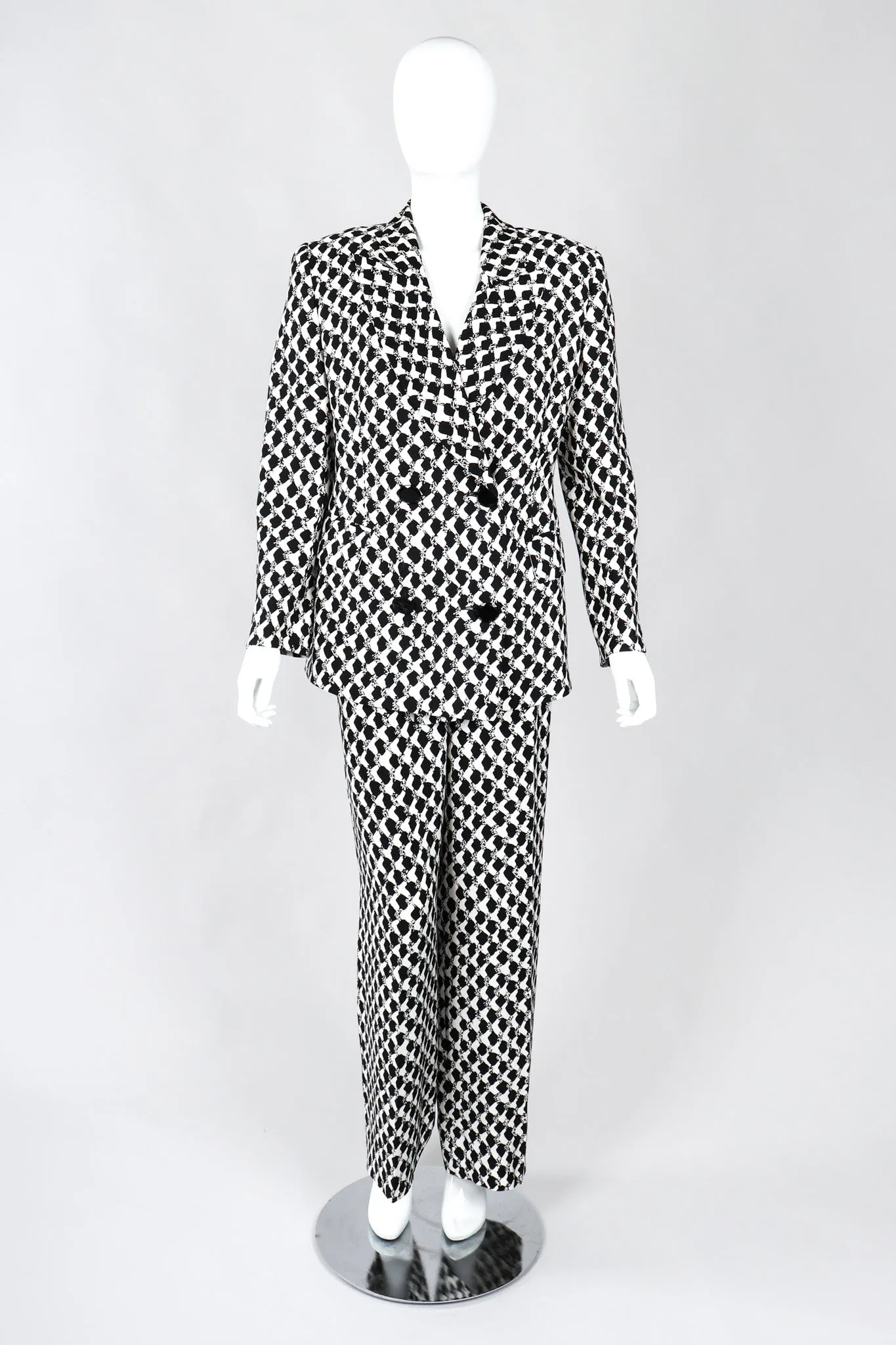 Checkered Jacket and Pants