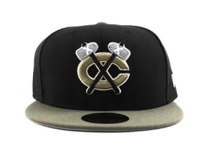 Chicago Blackhawks New Era 59FIFTY Fitted Cap (NIKE AIR FOAMPOSITE ONE OLIVE)