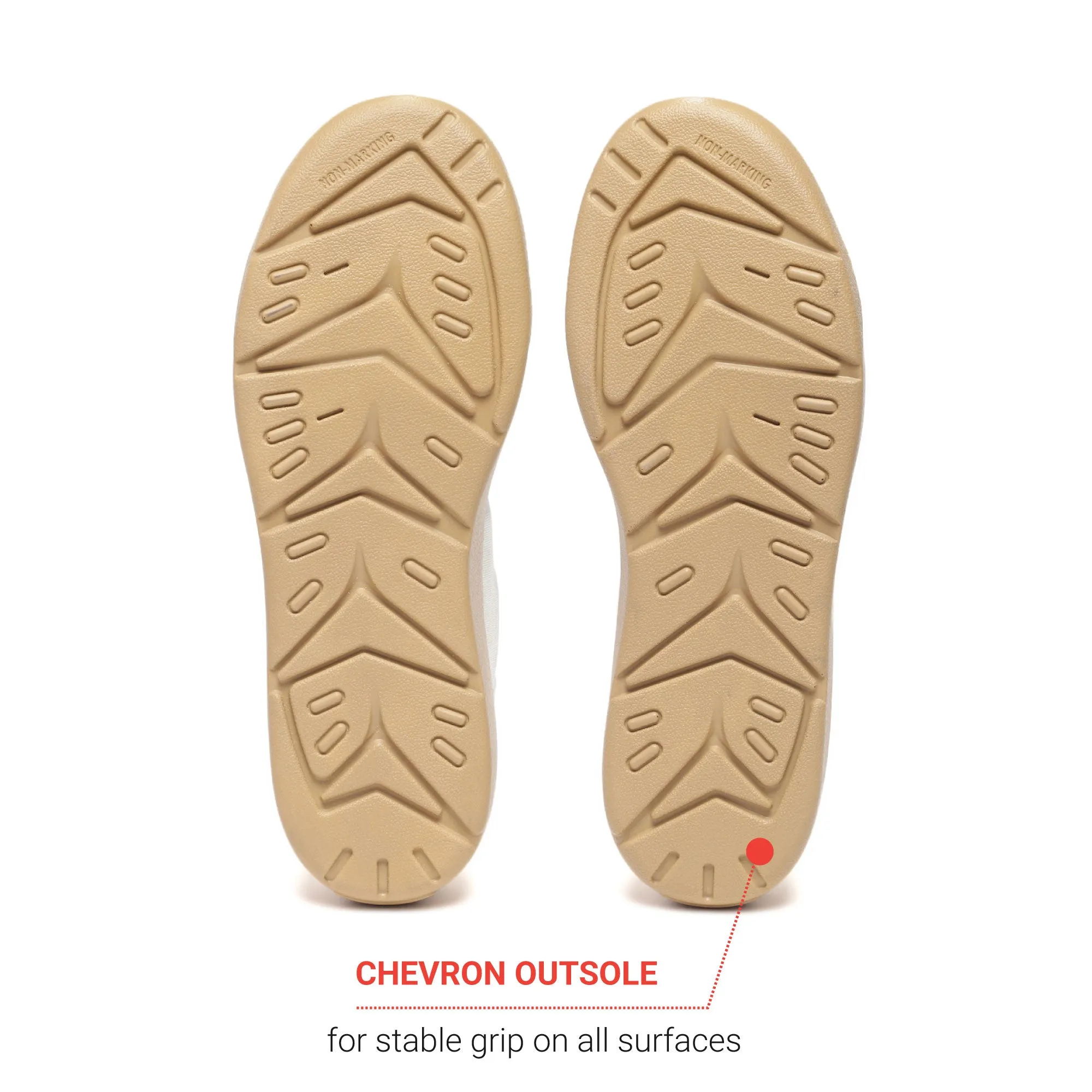 Classic Sneakers for Men - Off White / Honey