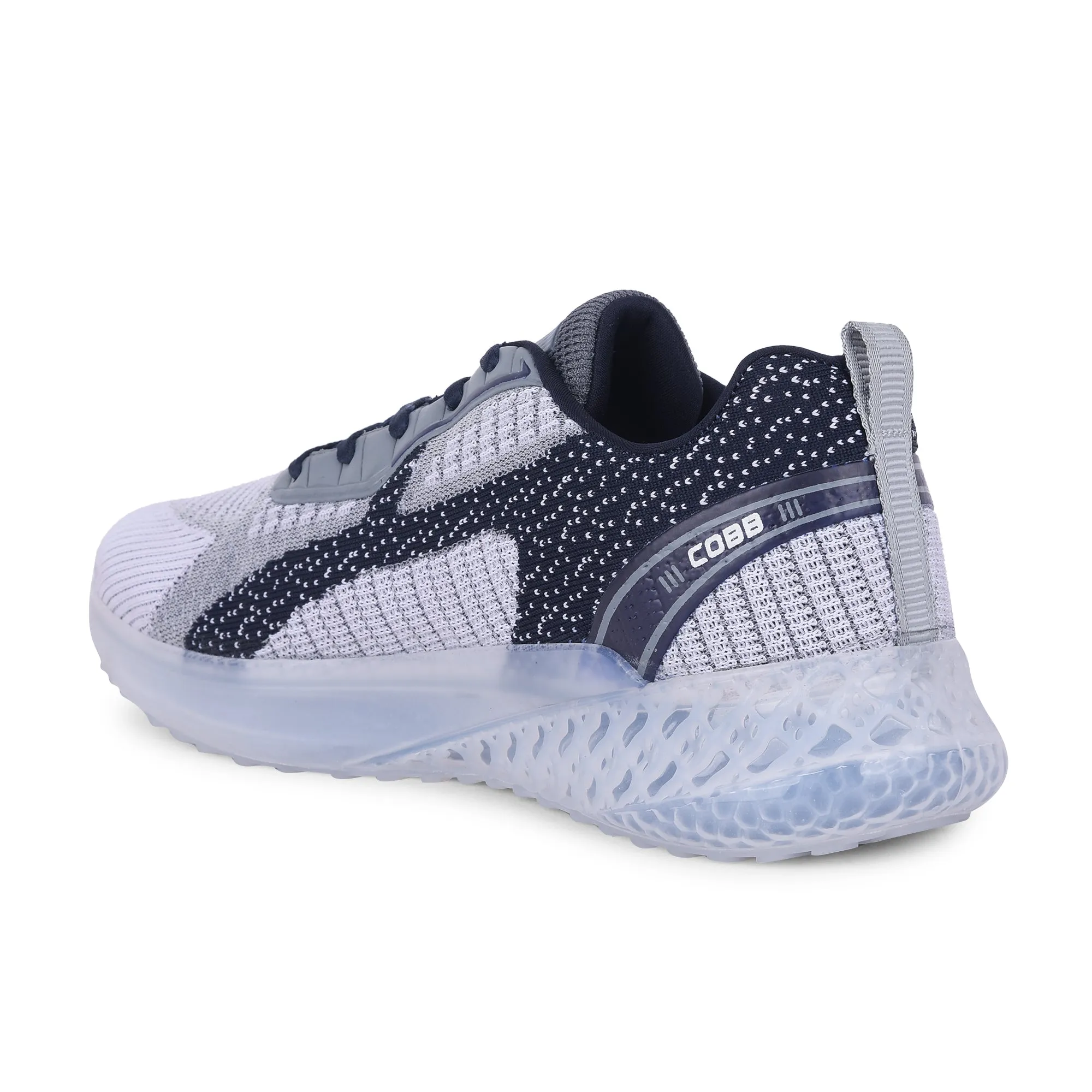 Cobb Springy Fit Navy White Men's Running Shoes