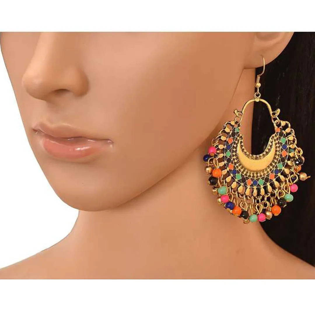 Combo of 4 Oxidized Layered Chandbali Jhumki