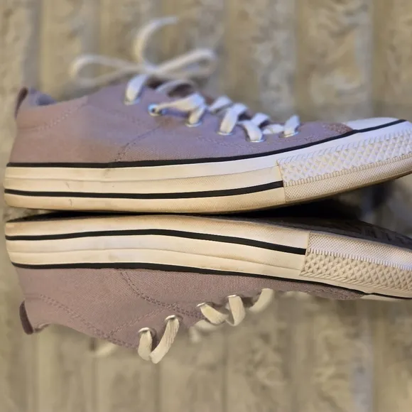 Converse Lavender Low-Top Sneakers
