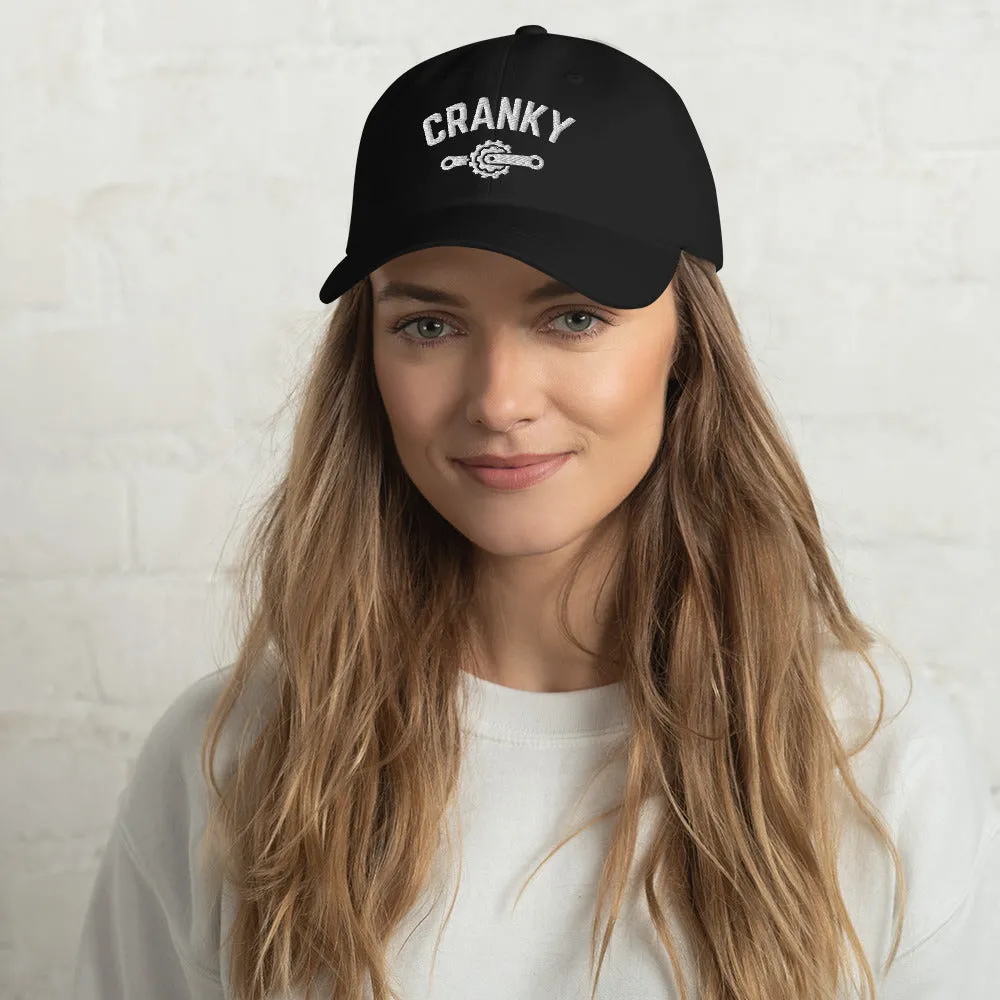 Cranky Dad Hat, Cycling Cap, Funny Bike Hat, Bike Lover Gift, Cycling Gift, Cyclist Clothes, BMX, Mountain Bike Hat