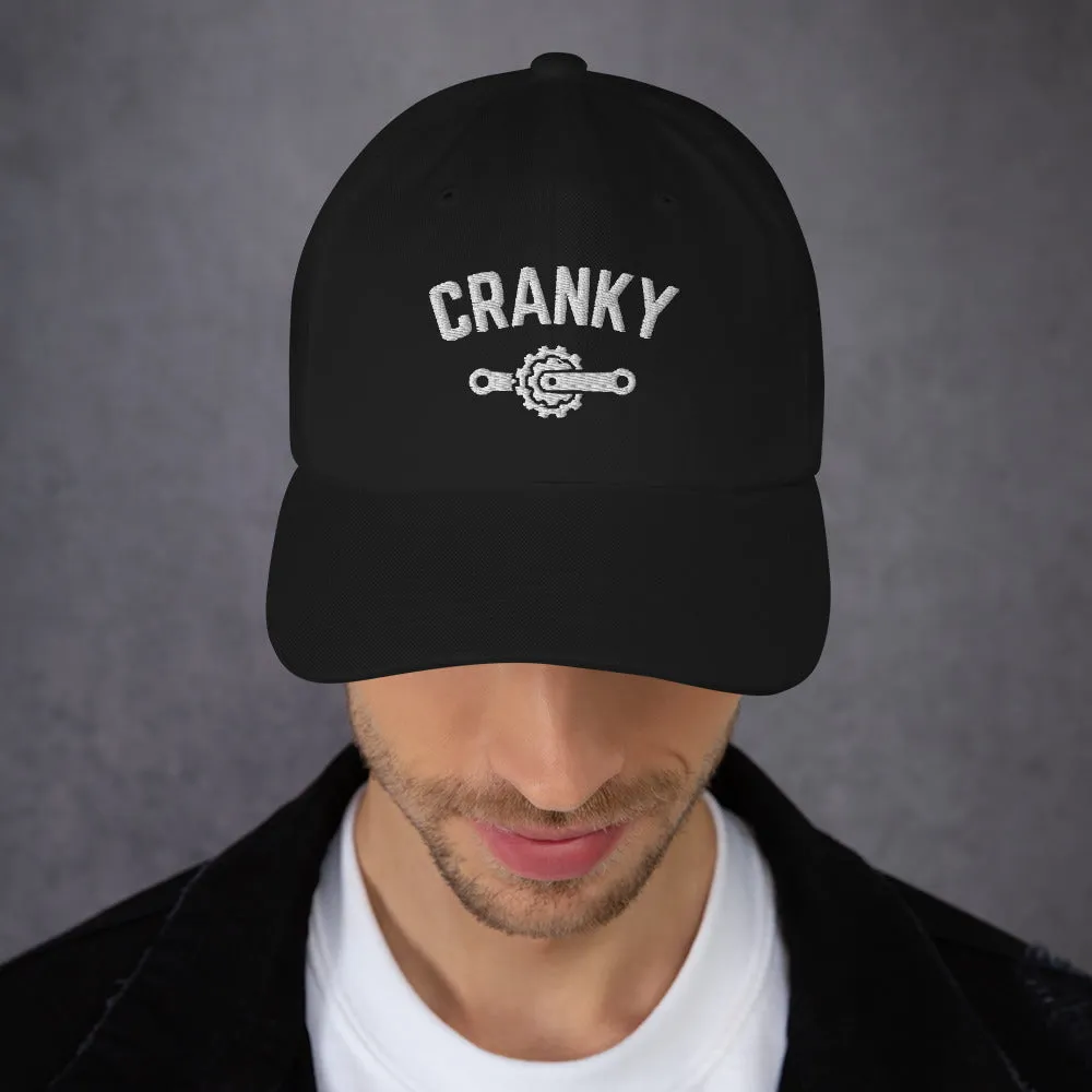 Cranky Dad Hat, Cycling Cap, Funny Bike Hat, Bike Lover Gift, Cycling Gift, Cyclist Clothes, BMX, Mountain Bike Hat