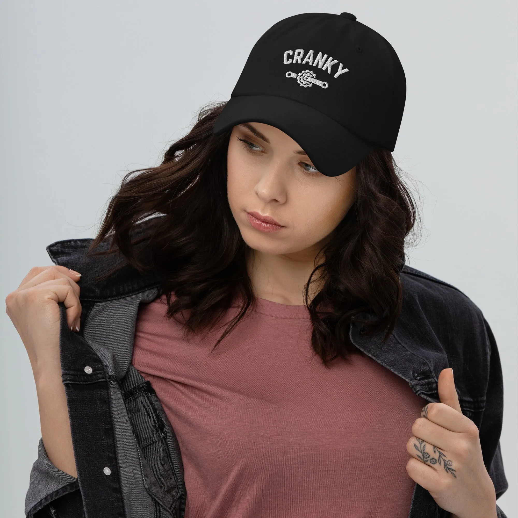 Cranky Dad Hat, Cycling Cap, Funny Bike Hat, Bike Lover Gift, Cycling Gift, Cyclist Clothes, BMX, Mountain Bike Hat