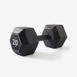 Cross Training and Weight Training Hex Dumbbell 20 kg - Black