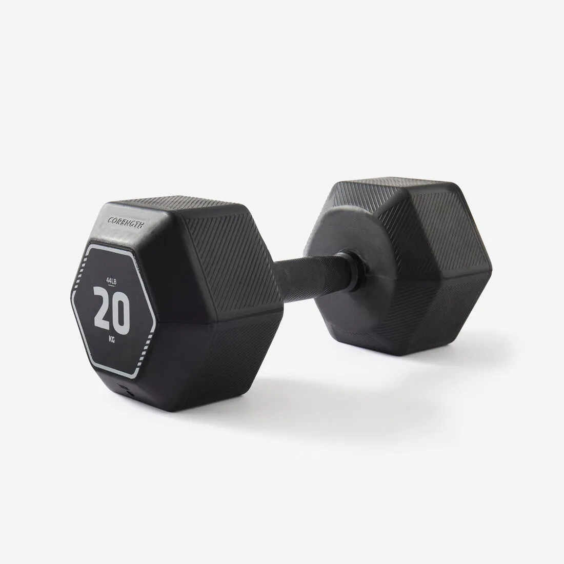Cross Training and Weight Training Hex Dumbbell 20 kg - Black