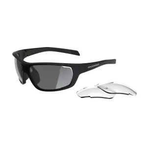 Cycling Glasses Perf 100 Pack Interchangeable CAT 0 3 Lenses - Black