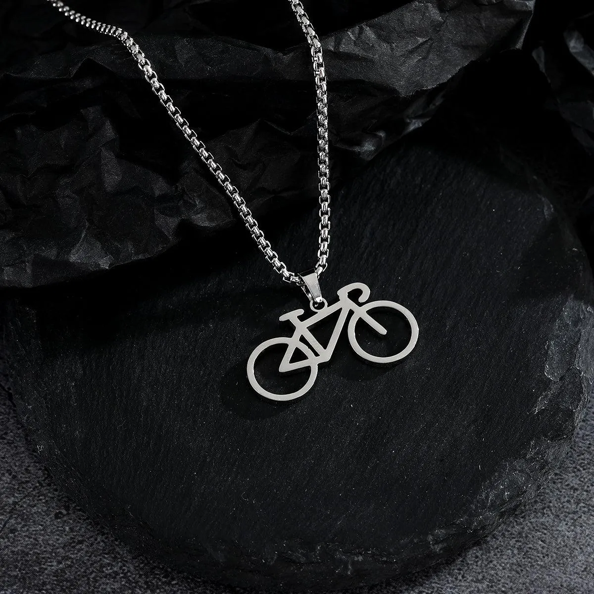 Cycolinks Road Bike Necklace Black
