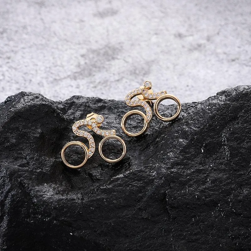 Cycolinks Velorosa Road Bicycle Necklace & Earring Set