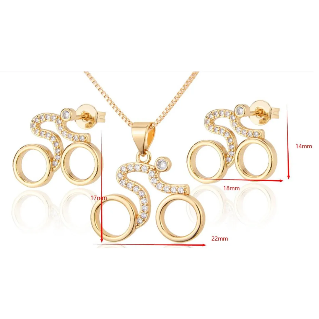 Cycolinks Velorosa Road Bicycle Necklace