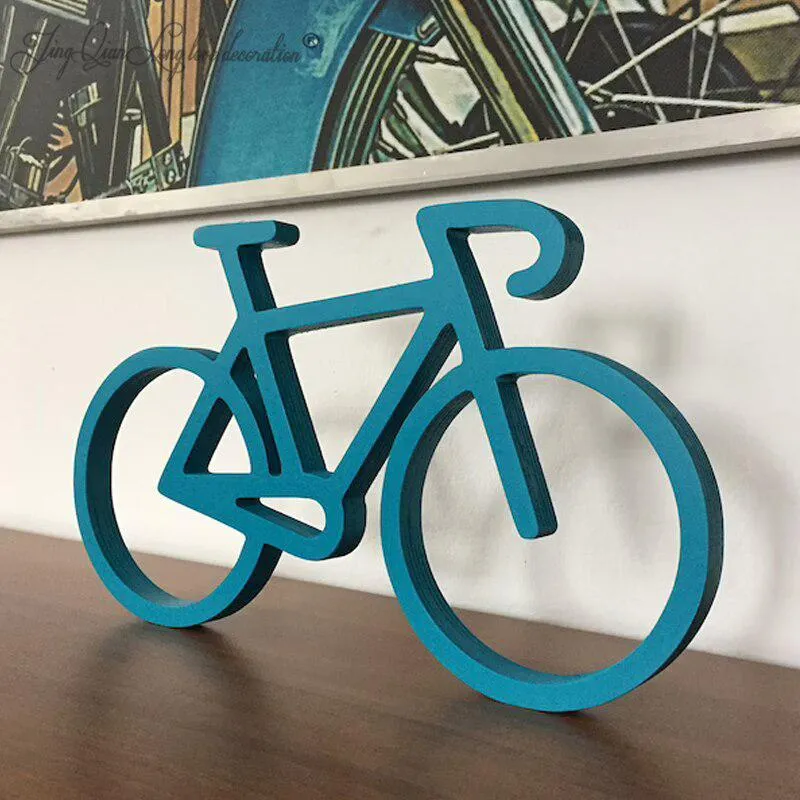 Cycolinks Wooden Road Bicycle Home Décor