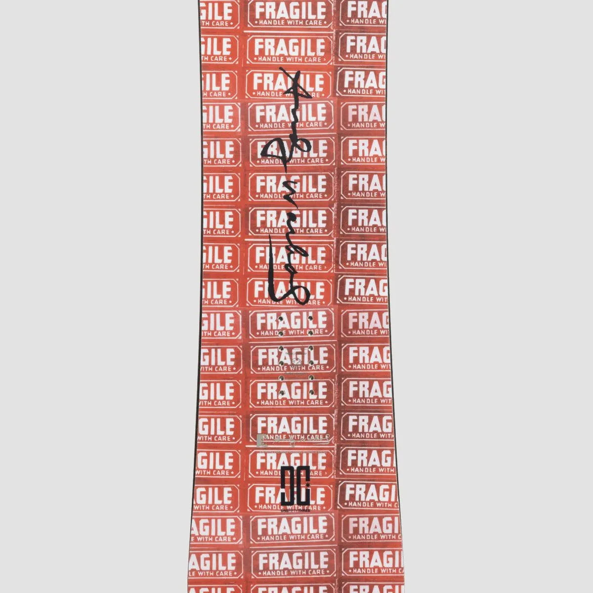 DC x Andy Warhol Ply Snowboard Red Fragile 154cm Wide