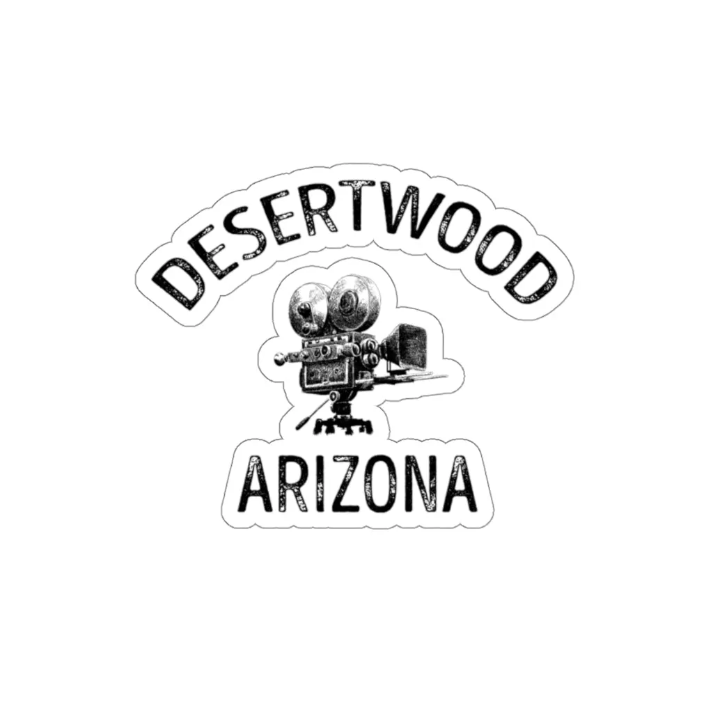 DESERTWOOD Movie Camera sticker
