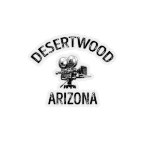 DESERTWOOD Movie Camera sticker