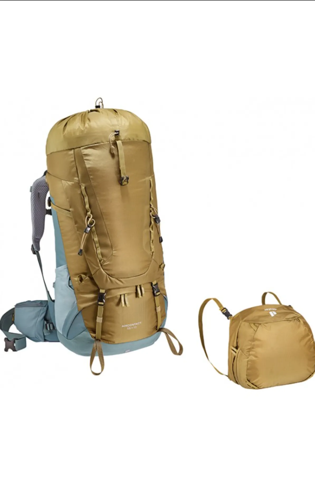 Deuter - Aircontact 55 10L Pack Clay / Teal