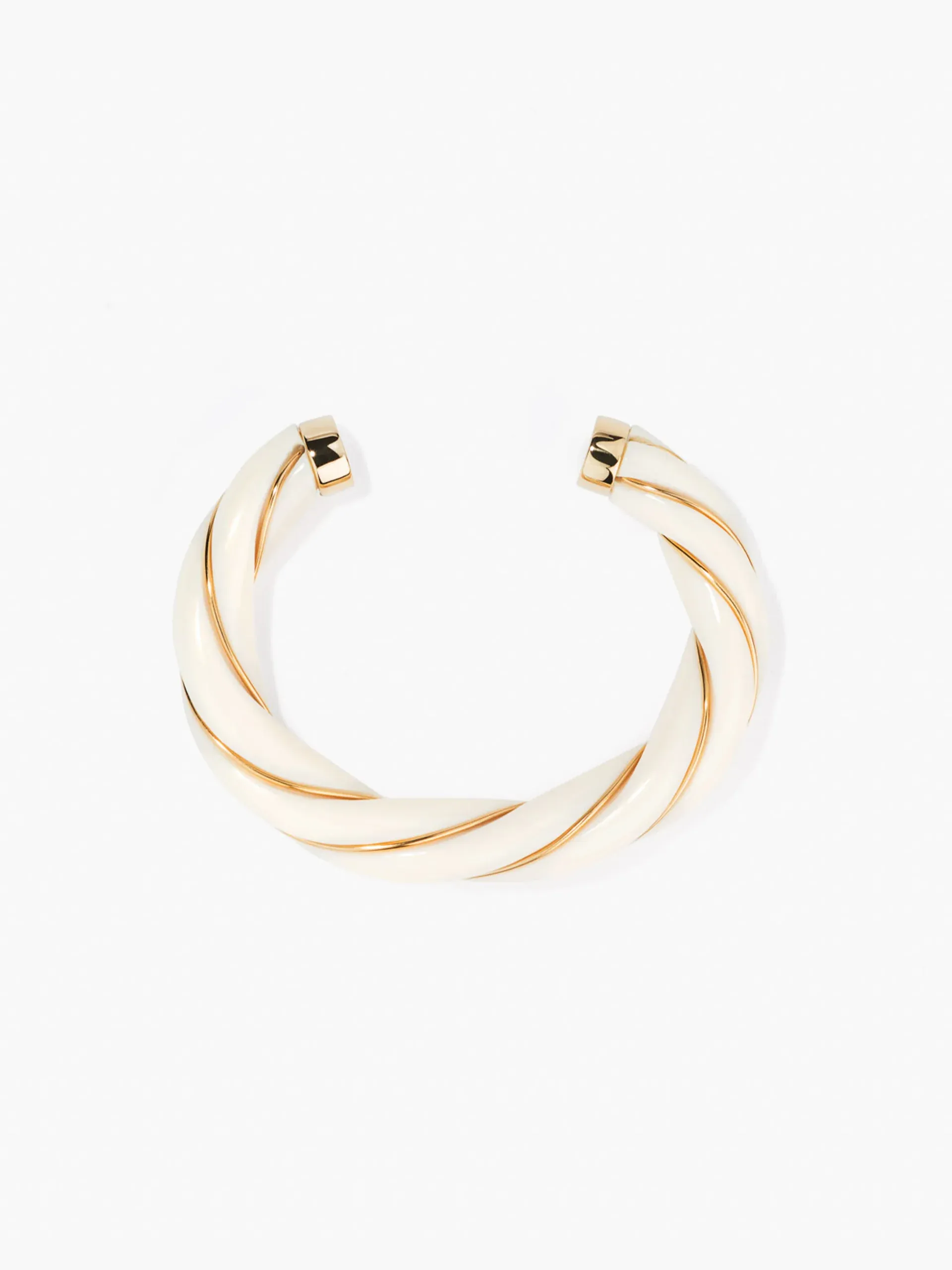 Diana Bangle Bracelet Ivory