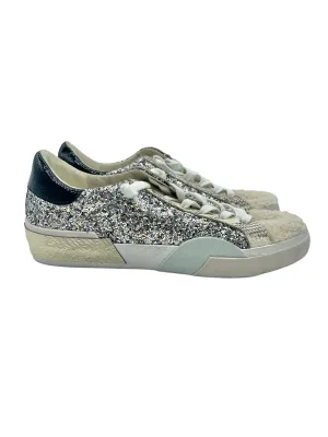 Dolce Vita Zina Glitter Shearling Size 7.5 Sneakers