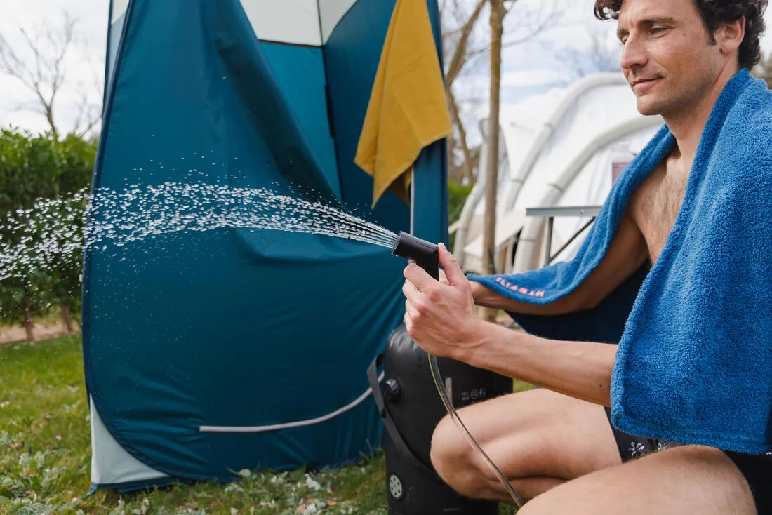 DOUCHE PRESSION SOLAIRE POUR LE CAMPING - 10 LITRES