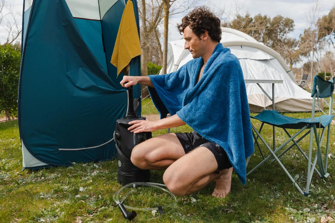 DOUCHE PRESSION SOLAIRE POUR LE CAMPING - 10 LITRES