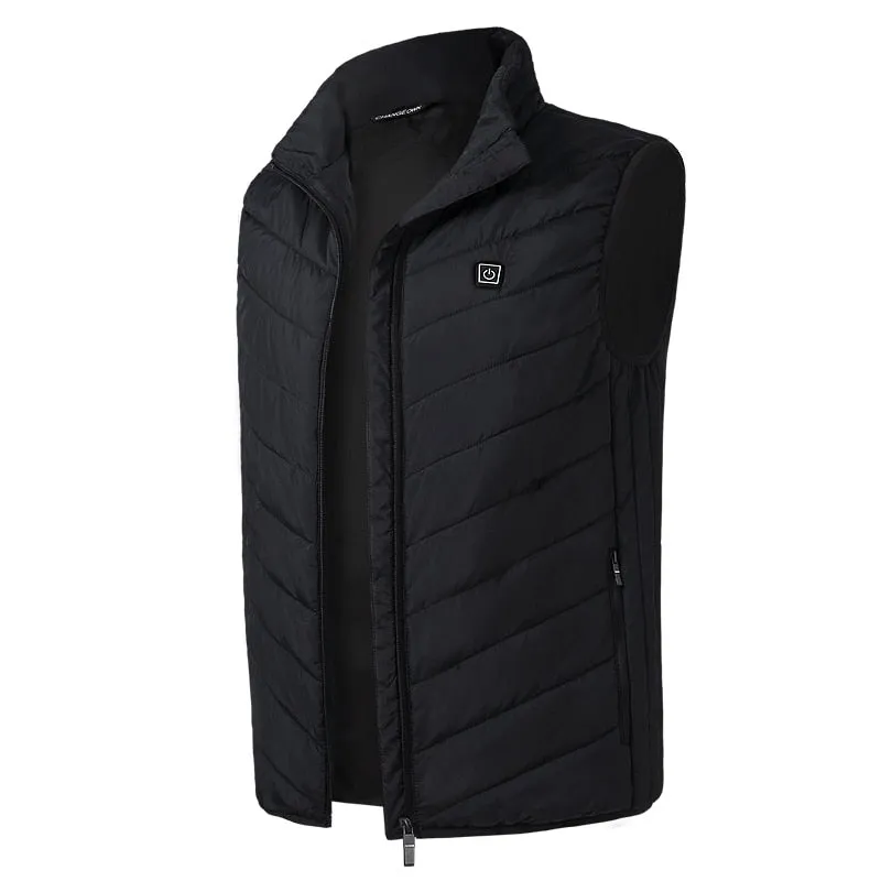 Electric Heated Vest Men Women Heating Waistcoat Thermal Warm Clothing Usb Heated Outdoor Vest Winter Heated Jacket