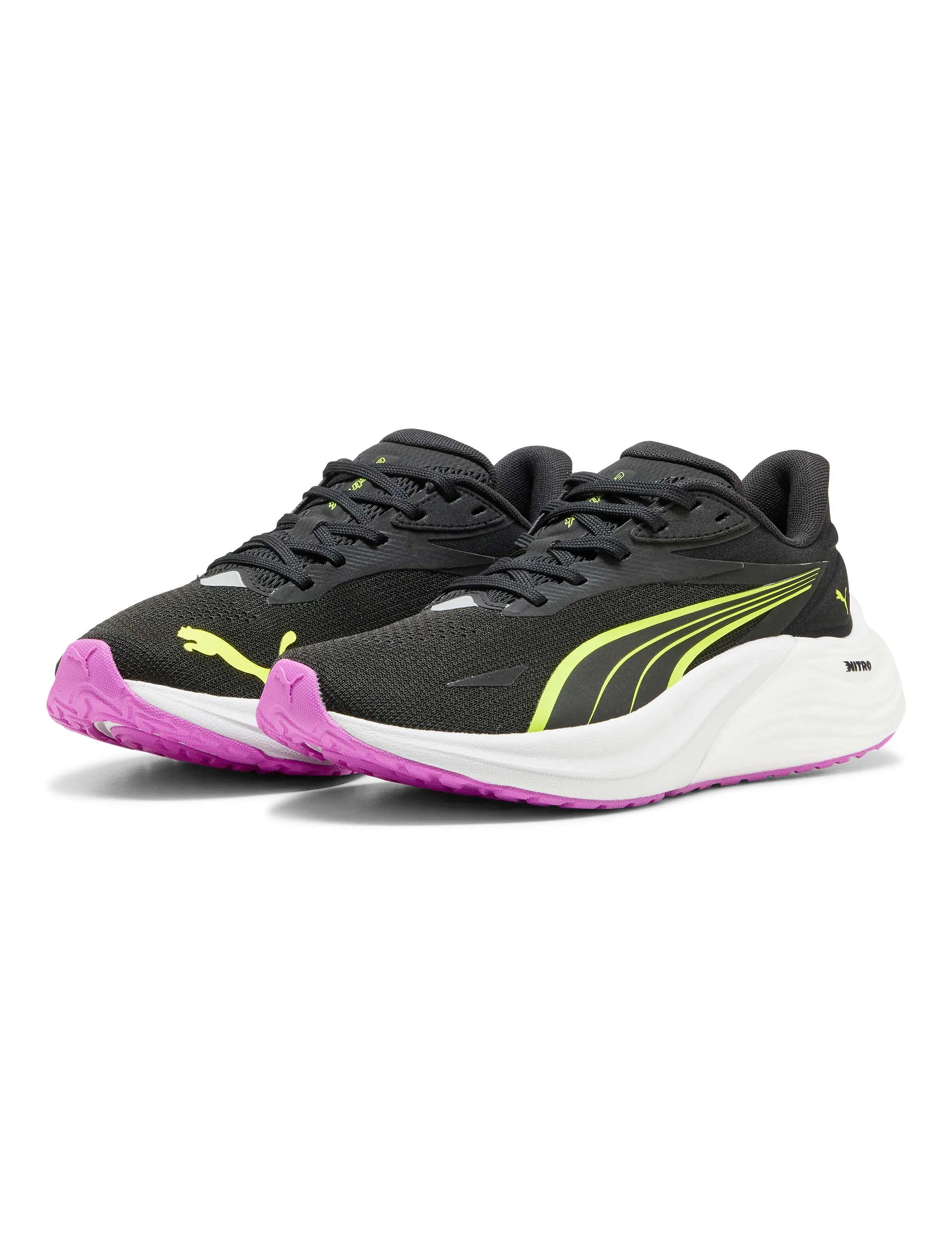 Electrify NITRO 4 Running Shoes - Black/Yellow Alert