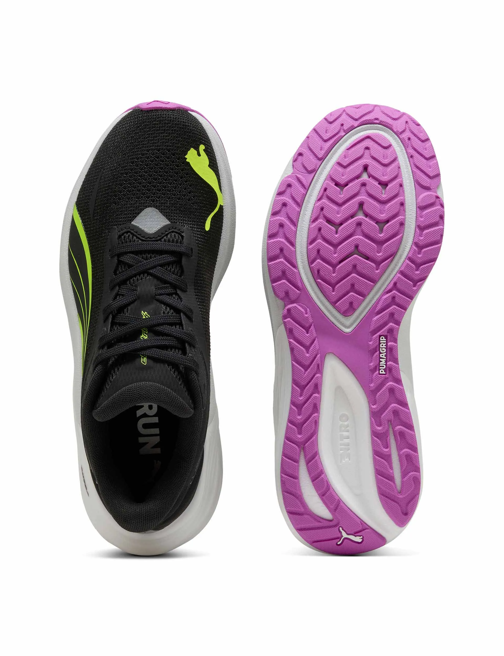 Electrify NITRO 4 Running Shoes - Black/Yellow Alert