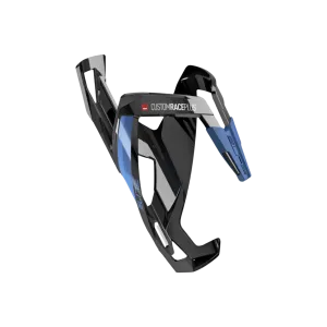 Elite Bottle Cage Custom Race Plus - Black/Glossy Blue