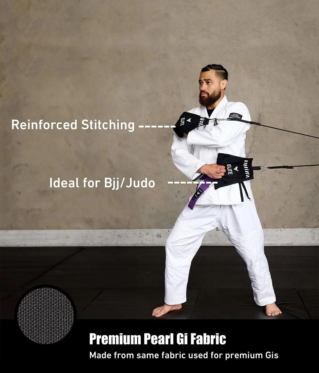 Elite Sports Essential Brazilian Jiu Jitsu BJJ Grip Trainer