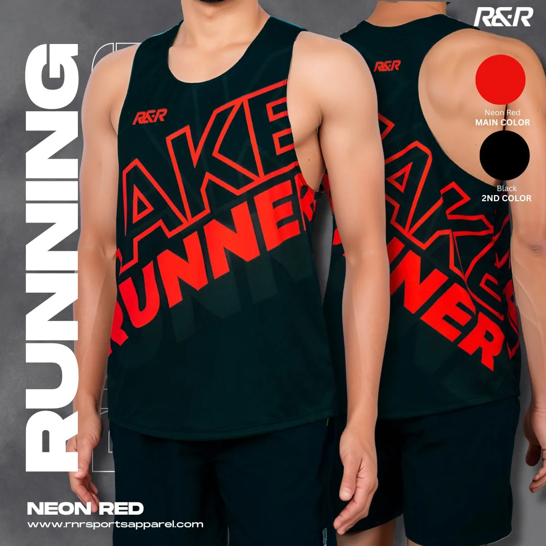 Fake Runner Singlet Neon Colors