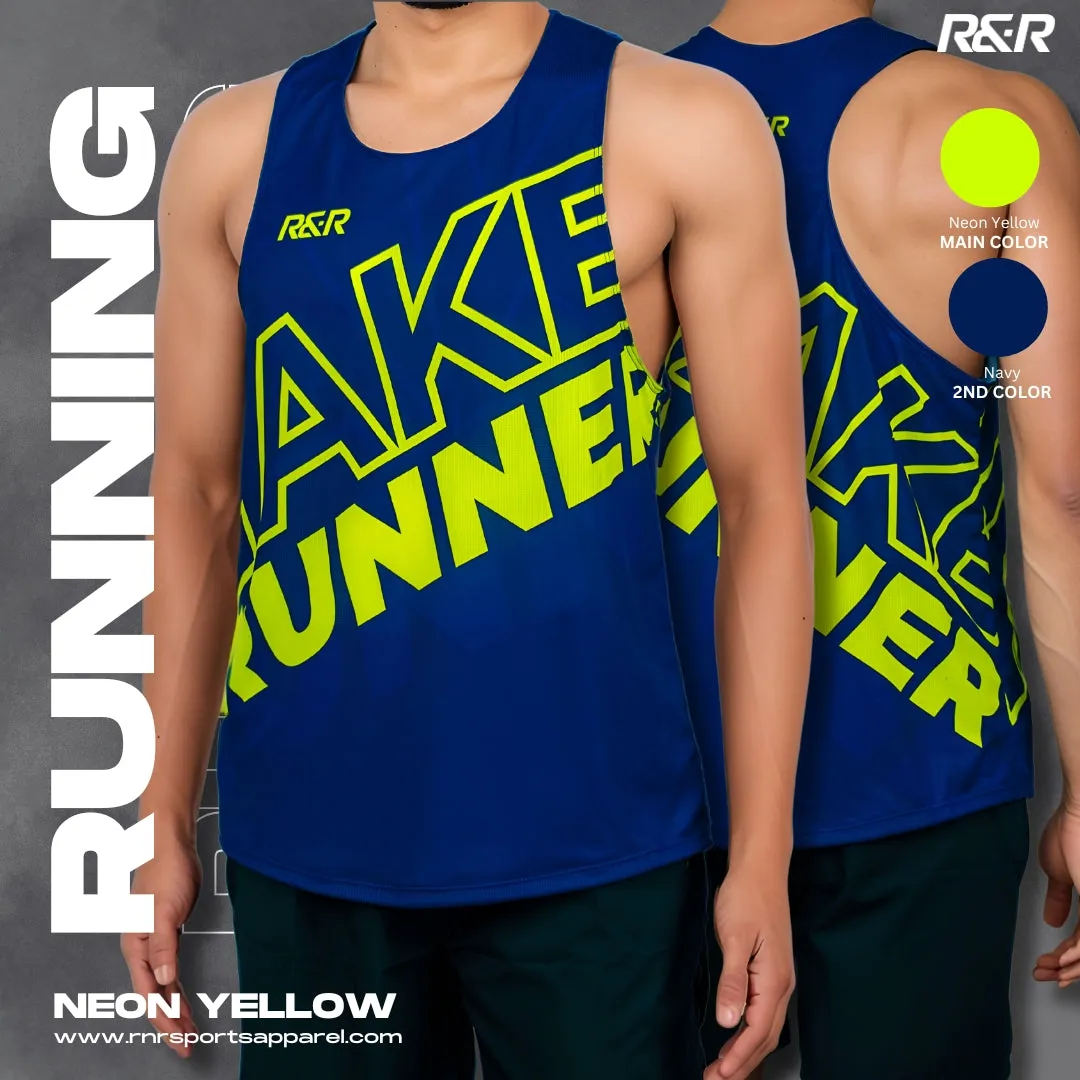 Fake Runner Singlet Neon Colors