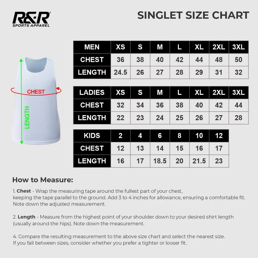 Fake Runner Singlet Neon Colors