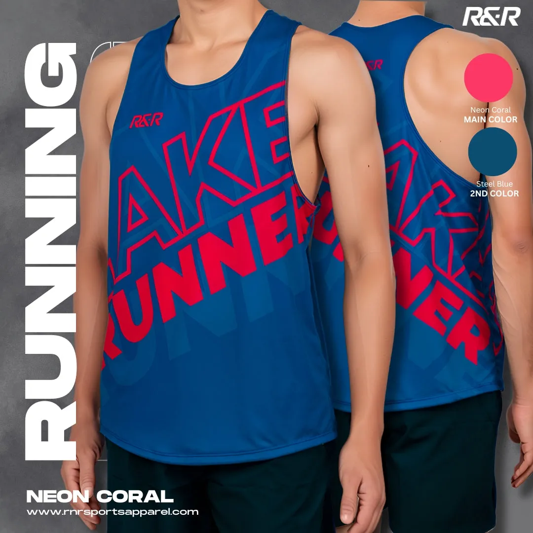 Fake Runner Singlet Neon Colors