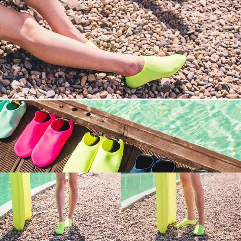 Fashion Barefoot Water Skin Shoes Anti-skid Socks Beach for Swim Surf Yoga Exercise Pink_XS 34-35