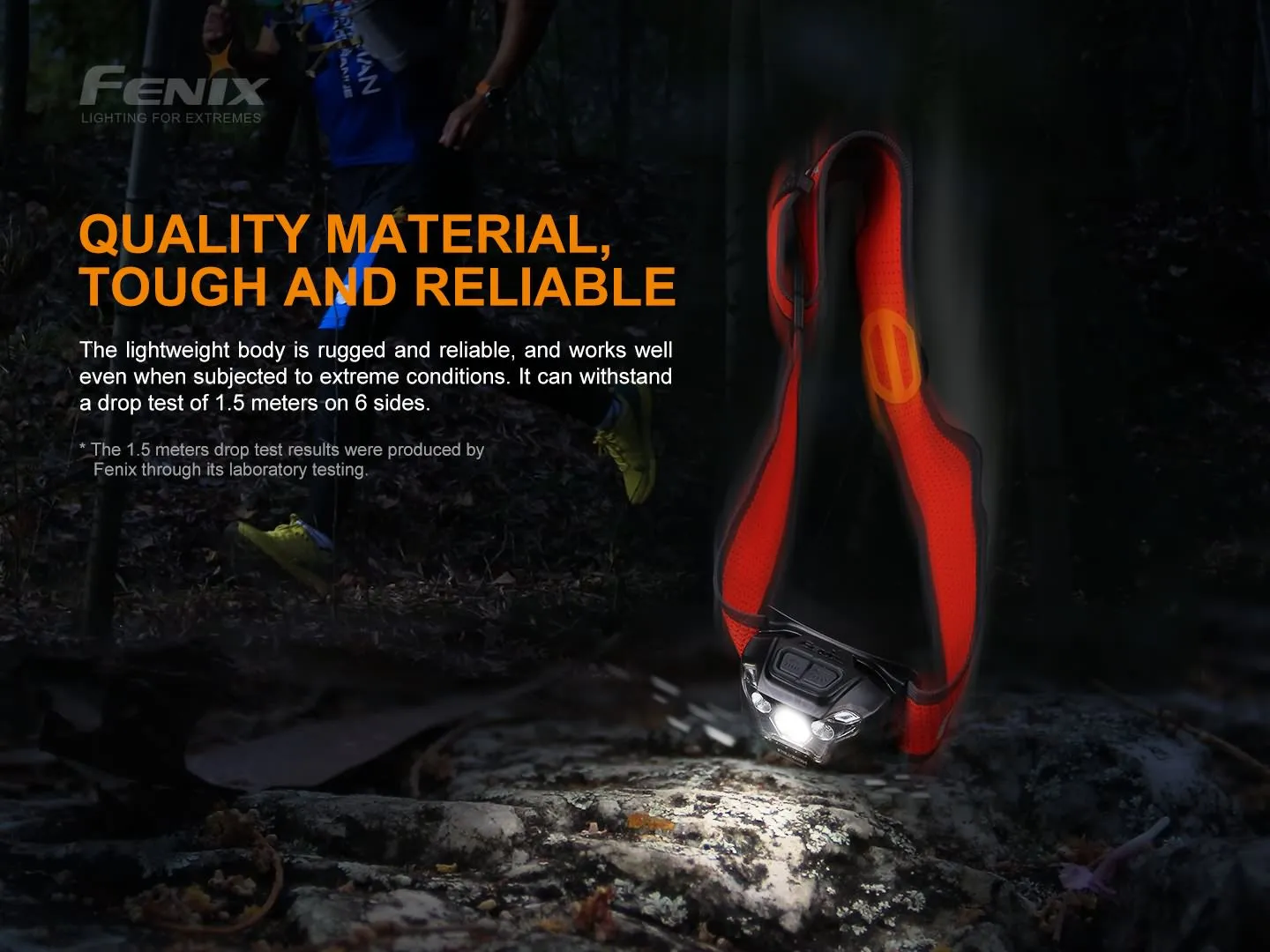 FENIX HL18R-T Lightweight Headlamp w/ Carry Case - 500 lumens