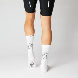 Fingerscrossed #11_04 Mountain Socks (White/Neon)