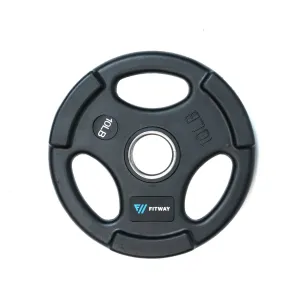 Fitway Olympic Rubber Grip Plate - 10lb