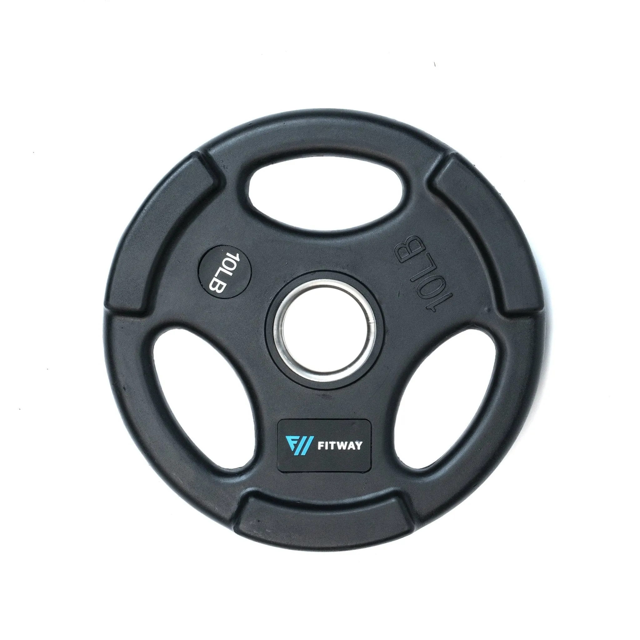 Fitway Olympic Rubber Grip Plate - 10lb