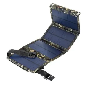 Foldable 20W USB  Waterproof Solar Mobile  Battery Charger