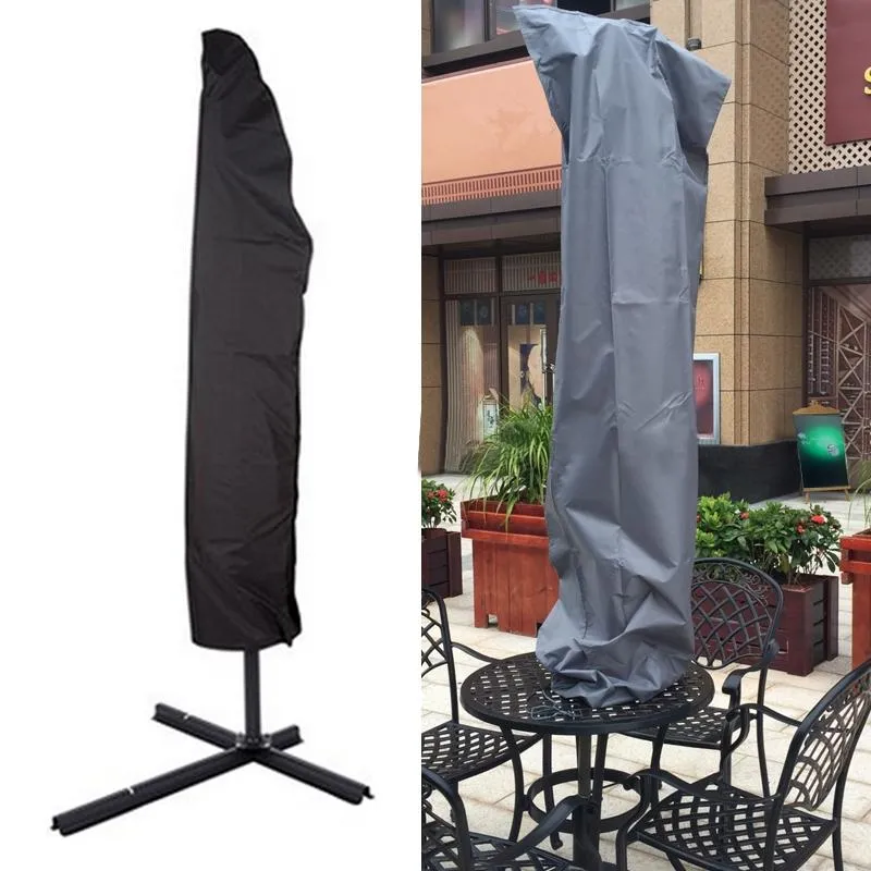 Foldable Outdoor Umbrella Cover - Uv Protection 210D Oxford Cloth 57X48X25Cm Black