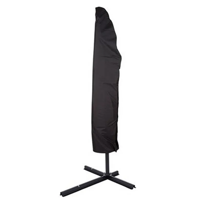 Foldable Outdoor Umbrella Cover - Uv Protection 210D Oxford Cloth 57X48X25Cm Black