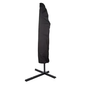 Foldable Outdoor Umbrella Cover - Uv Protection 210D Oxford Cloth 57X48X25Cm Black