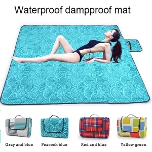 Foldable Portable Joyful Leisure Waterproof Outdoor Picnic Mat Pad Beach Camping Mat