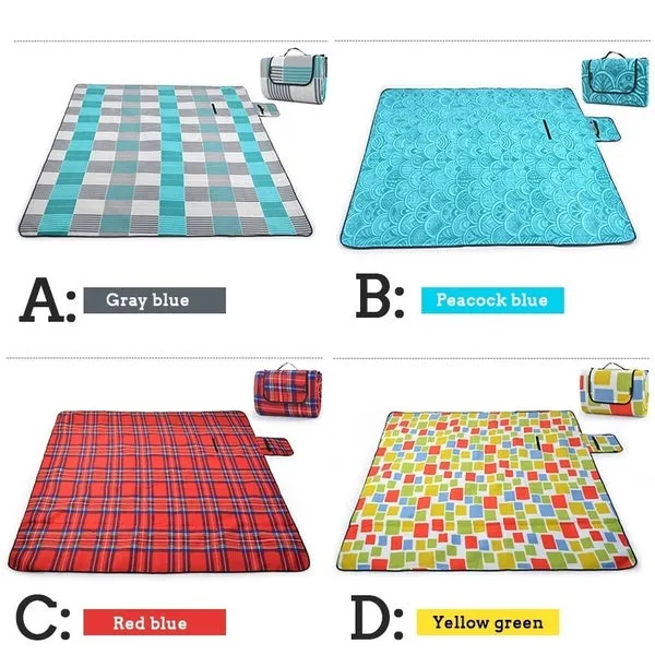 Foldable Portable Joyful Leisure Waterproof Outdoor Picnic Mat Pad Beach Camping Mat