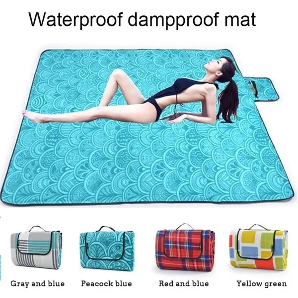 Foldable Portable Joyful Leisure Waterproof Outdoor Picnic Mat Pad Beach Camping Mat
