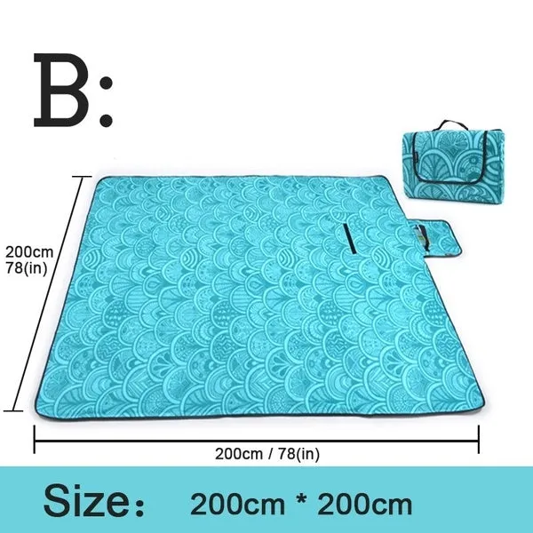 Foldable Portable Joyful Leisure Waterproof Outdoor Picnic Mat Pad Beach Camping Mat
