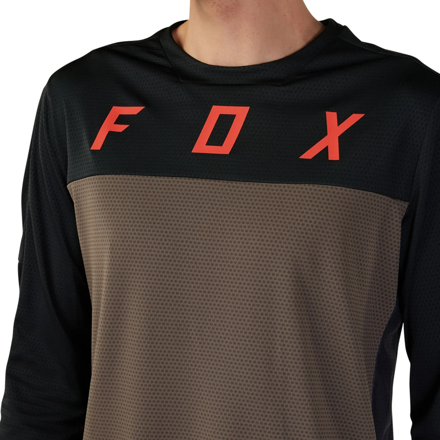Fox Defend Cekt Long Sleeve Mens Cycling Jersey - Brown