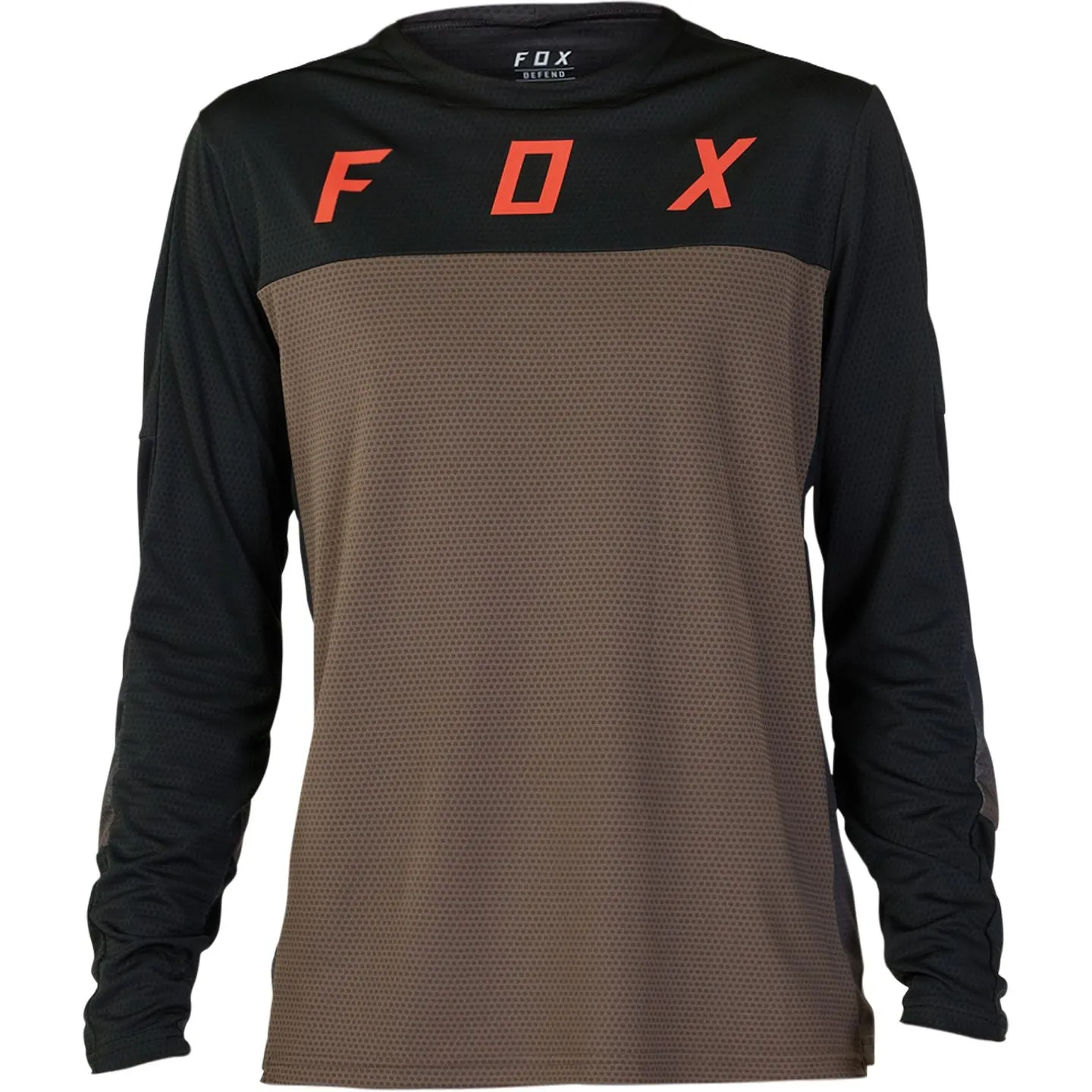 Fox Defend Cekt Long Sleeve Mens Cycling Jersey - Brown