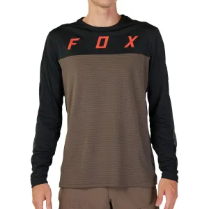 Fox Defend Cekt Long Sleeve Mens Cycling Jersey - Brown
